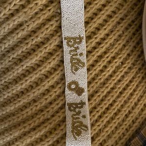 Bride purse strap never used! Perfect for bridal parties or showers to use!